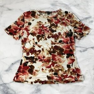St John floral shirt size S